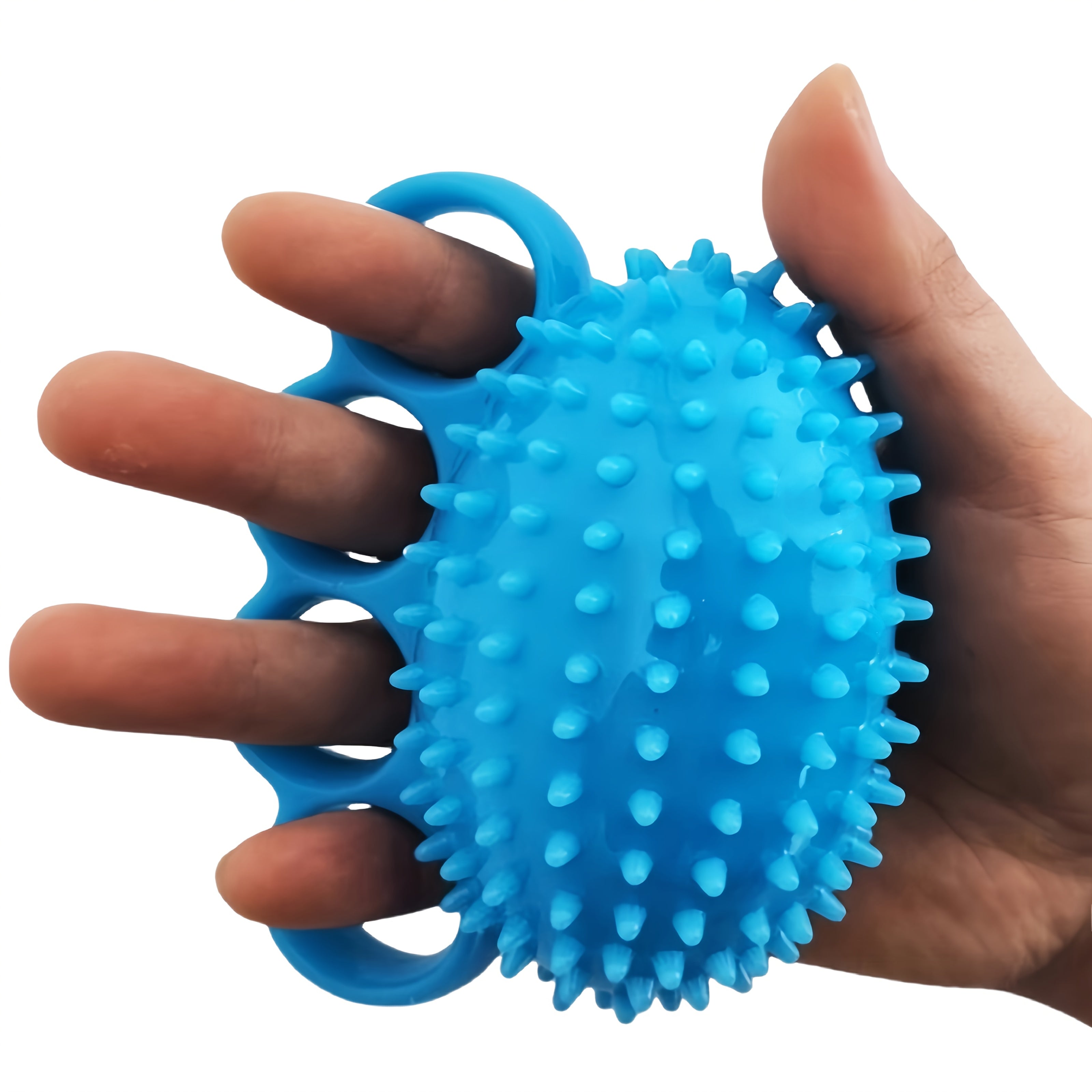 TPU Hand Grip Strengthener, Finger Exerciser, Strength Training Grip Trainer, Uncharged, Durable Exercise Equipment for Improved Hand Strength - Available in Yellow, Blue, Pink