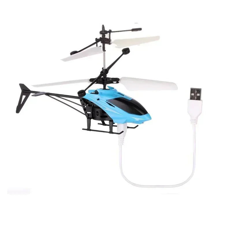 Mini RC Drone Rechargeable No Remote Control RC Helicopters Drone Toys Induction Hovering Safe Fall-resistant Rc Airplane Toys