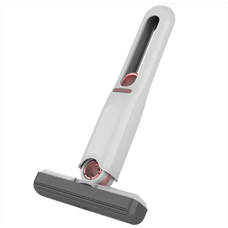 Portable Lazy Absorbent Sponge Mop with Replaceable Sponge Head Foldable Home Cleaning Mop Desktop Window Car Cleaning Tool