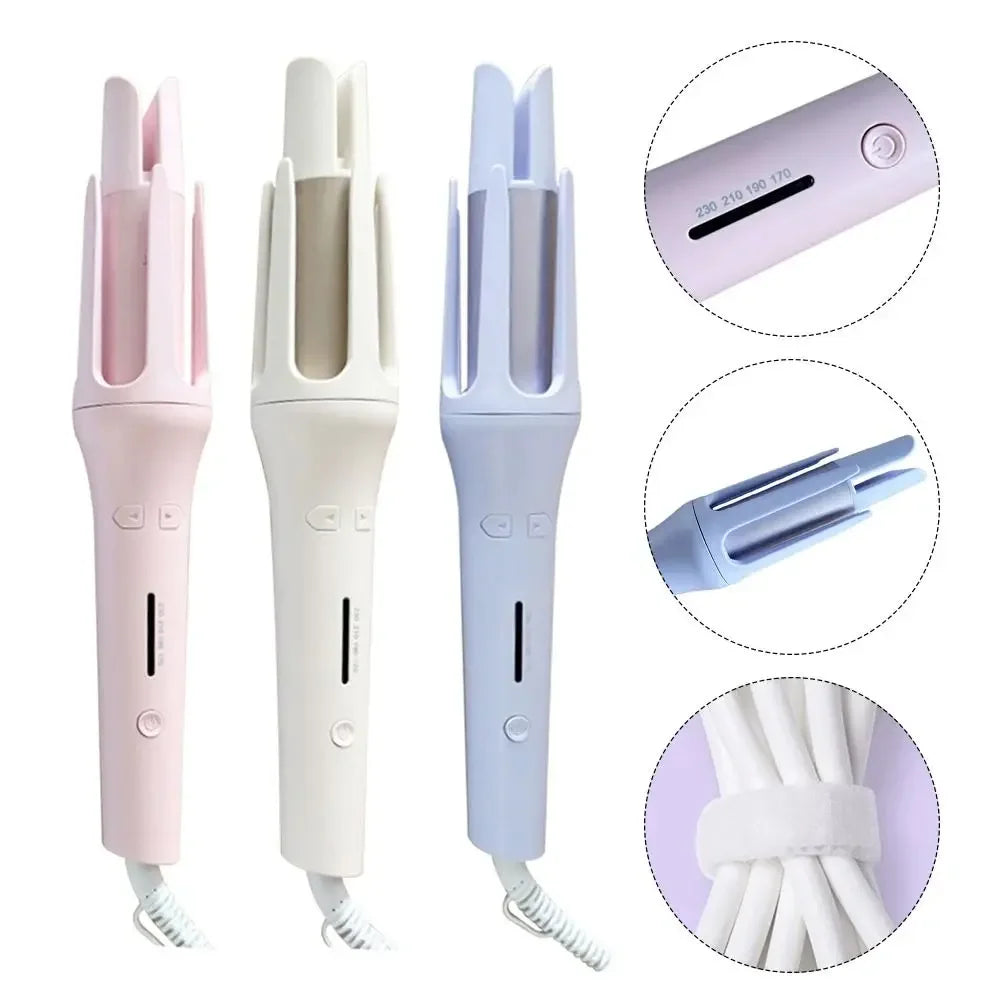 32MM Auto Rotating Ceramic Hair Roller Auto Rotating Electric Professional Curling Iron Professional Grade Ceramic Material