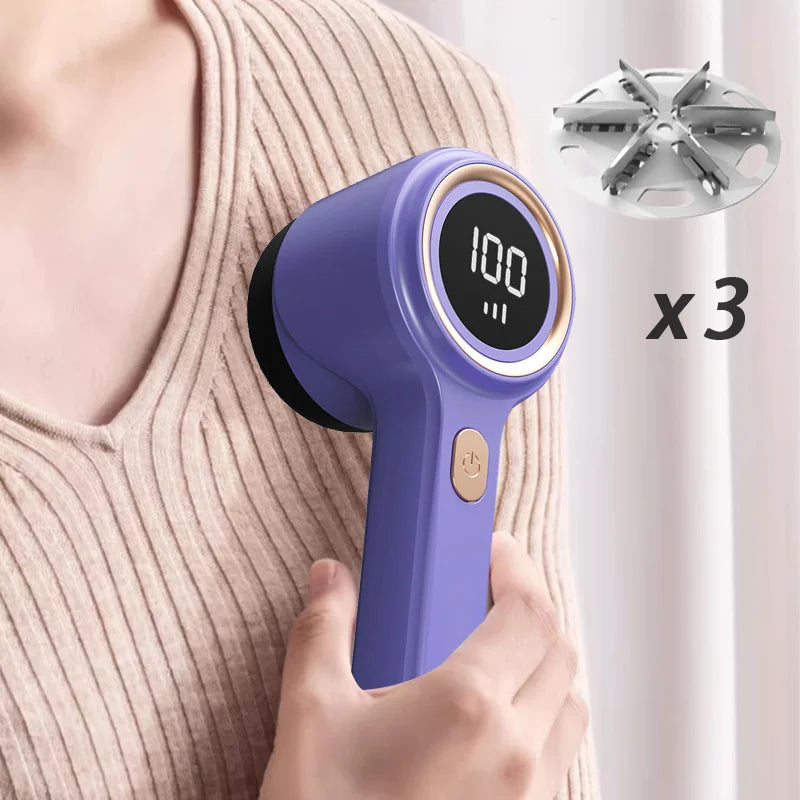 with powerful suction Portable Lint Remover Rechargable Cloth Fabric Shaver Fluff Pellet Remove Machine for Clothes Sweater