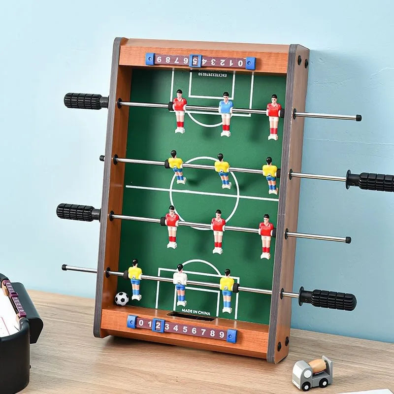 Tabletop Foosball Game  Portable Soccer Board Game Sets Soccer Table Games for Adults Kids Toy Suitable for Families and Parties