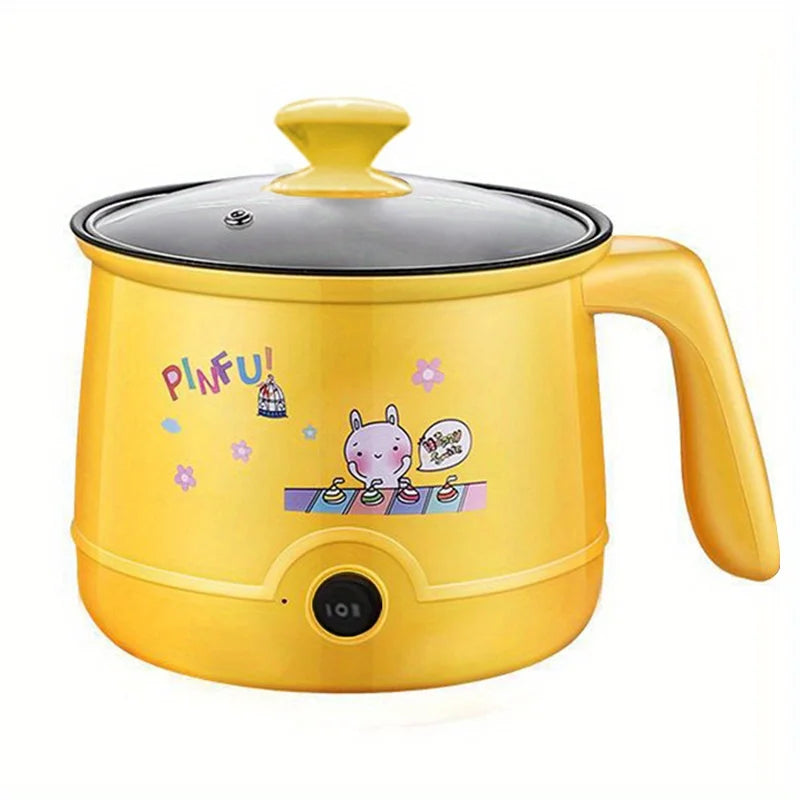 US Plug Multifunctional Electric Hot Pot,Electric Steaming Pot,Anti Dry Burning Single Layer Double Layer Electric Boiling Pot