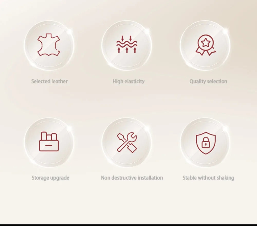 Portable Center Console Armrest Cushion PU Leather Multifunctional Armrest Pad Height Increasing with Cup Holder Tissue Box