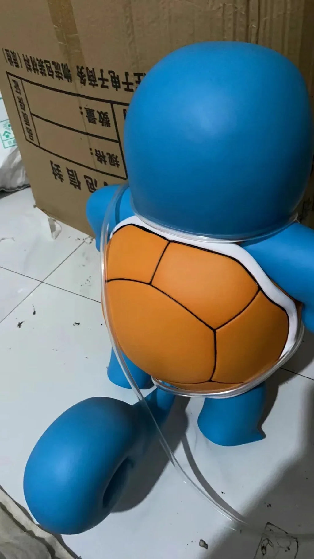 Pokemon Squirtle Water Spraying Toy Big Size Cute Jenny Turtle Car Accessory Popular Anime Model Hand Figure Collectible