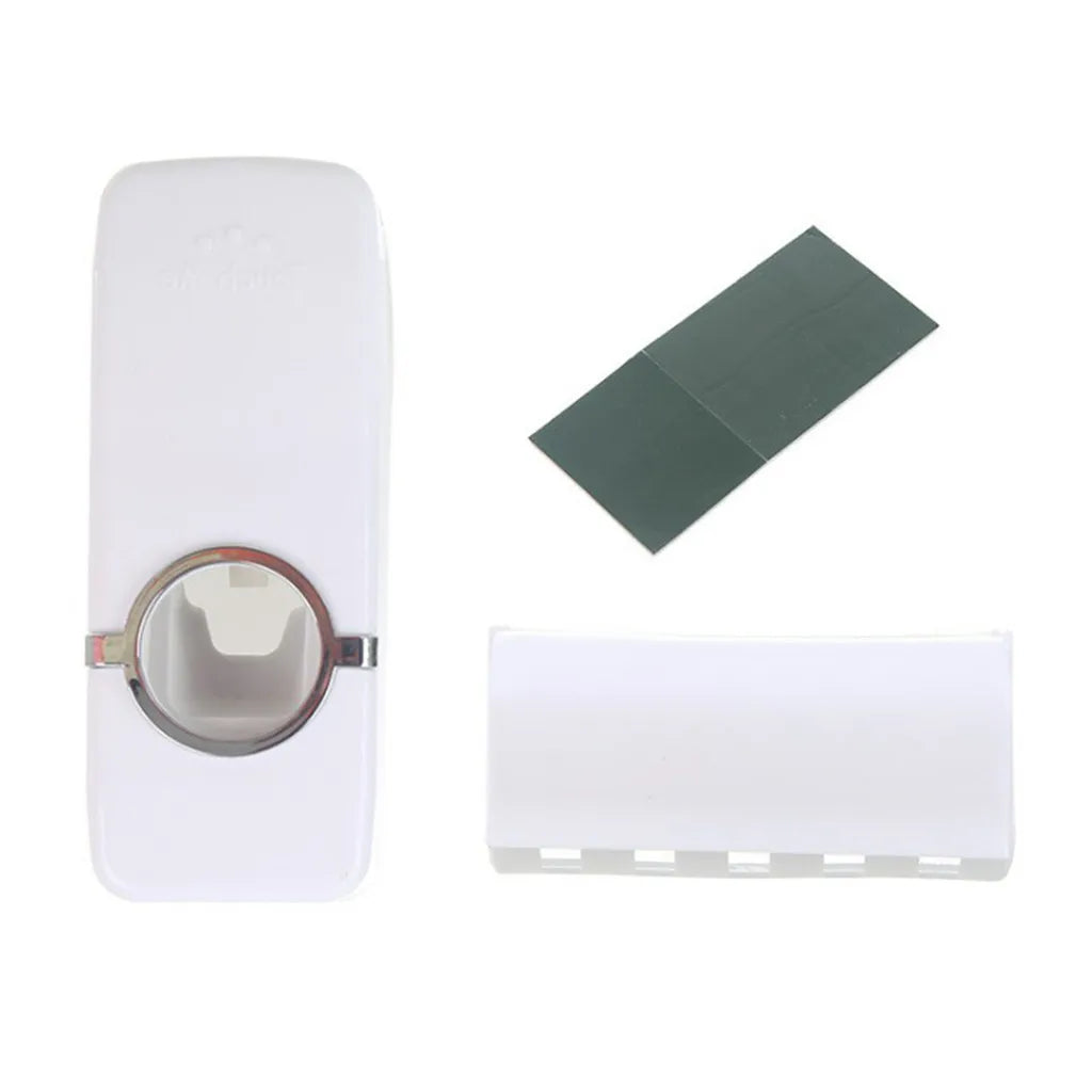 Set Creative Automatic Plastic Lazy Toothpaste Dispenser 5 Toothbrush Holder Storage Organizers Organiseurs De Rangement Kitchen