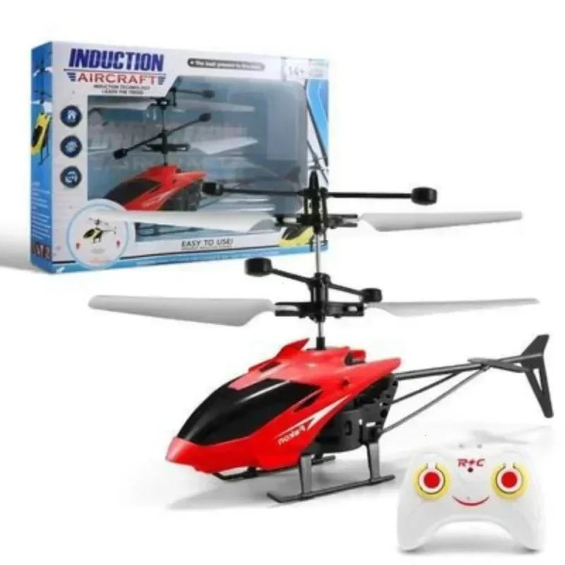 Mini RC Drone Rechargeable No Remote Control RC Helicopters Drone Toys Induction Hovering Safe Fall-resistant Rc Airplane Toys