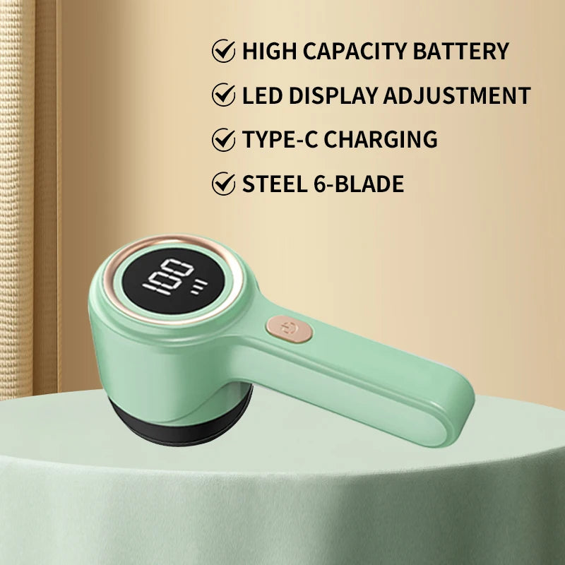 with powerful suction Portable Lint Remover Rechargable Cloth Fabric Shaver Fluff Pellet Remove Machine for Clothes Sweater