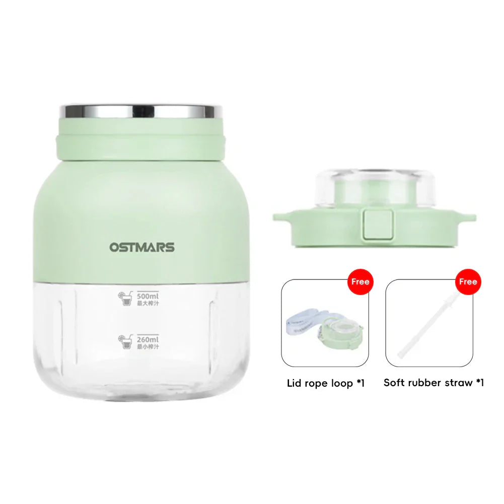 USB Rechargeable Portable Blender Cup 800ml Leakproof Tritan Material for Travel & Fitness Kitchen Appliances Kitchen Tools