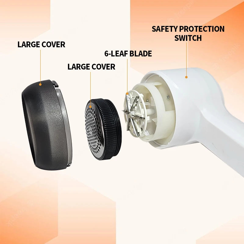 with powerful suction Portable Lint Remover Rechargable Cloth Fabric Shaver Fluff Pellet Remove Machine for Clothes Sweater