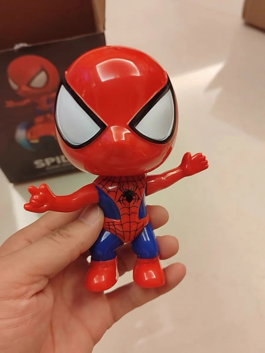 Marvel Spiderman Automatic Turn Vehicle Skateboard Acousto-optic Car  Electric Music Toys Stunt Scooters Gifts