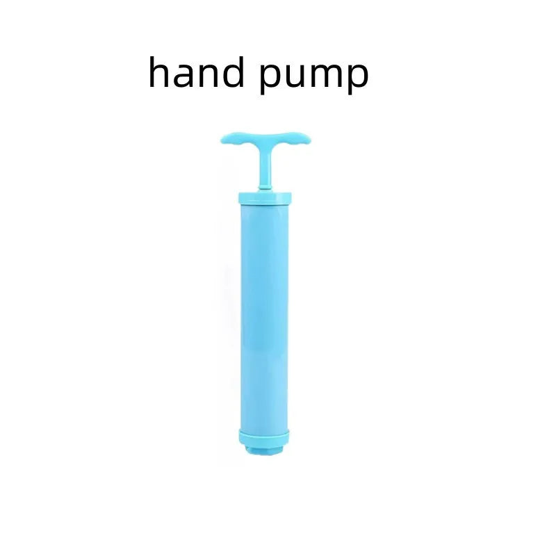 vacuum pump for bags Transparent Folding Compressed Space Saving Vacuum Bag for Clothes Vacuum Storage Bags with Pump