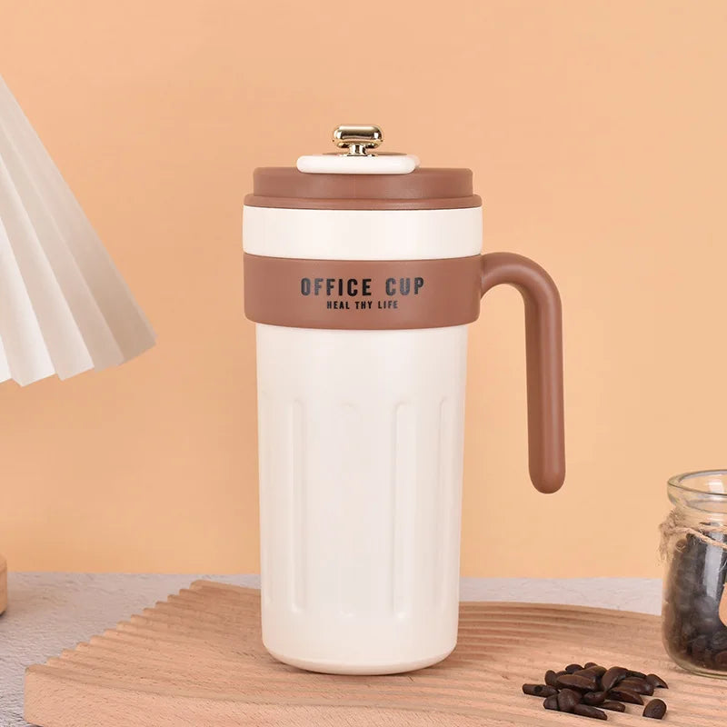 New Stainless Steel Intelligent Temperature Display Accompanying Water Cup Coffee Cup Portable Rope Direct Drinking Thermos Cup