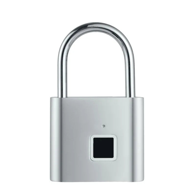 CDOK P2 Smart Fingerprint Padlock Waterproof Zinc Alloy Biometric Padlocks With Buit-in Rechargeable Battery USB Charge