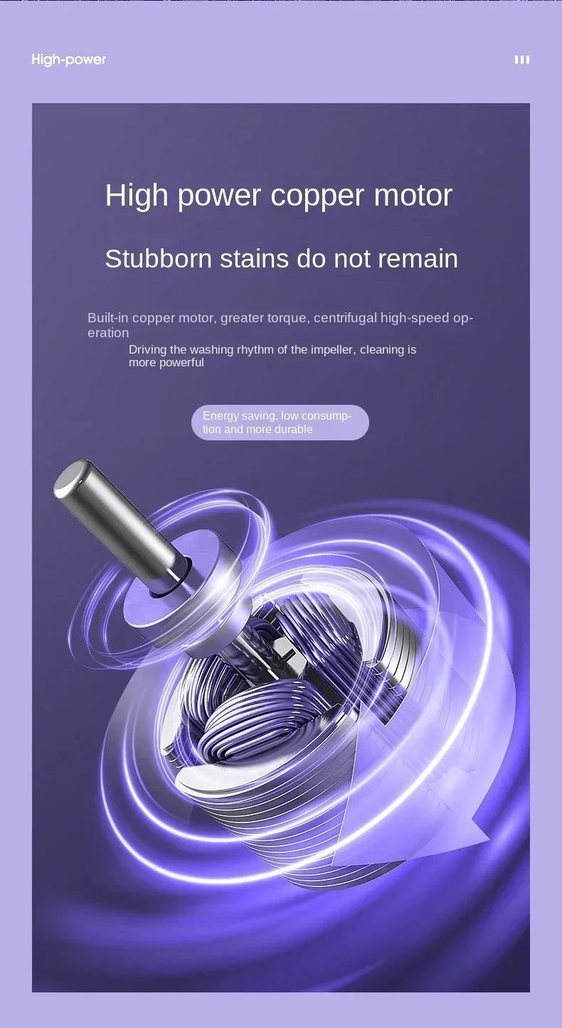 Portable Washing Machine 9L Small Foldable with Spin Dryer for Socks Underwear Panties Mini Washer Household Laundry