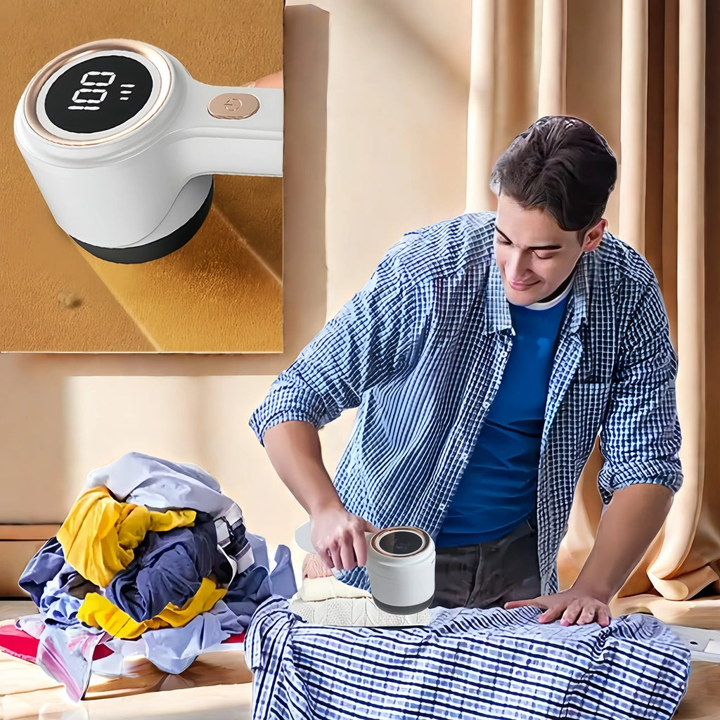 with powerful suction Portable Lint Remover Rechargable Cloth Fabric Shaver Fluff Pellet Remove Machine for Clothes Sweater