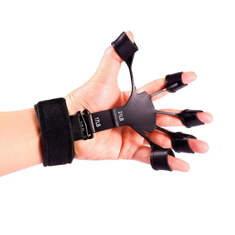 Hand Grip Strengthener Adjustable Finger Exerciser and Finger Stretcher Grip Strength Trainer for Hand Therapy