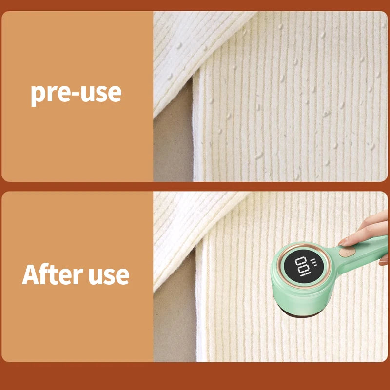 with powerful suction Portable Lint Remover Rechargable Cloth Fabric Shaver Fluff Pellet Remove Machine for Clothes Sweater