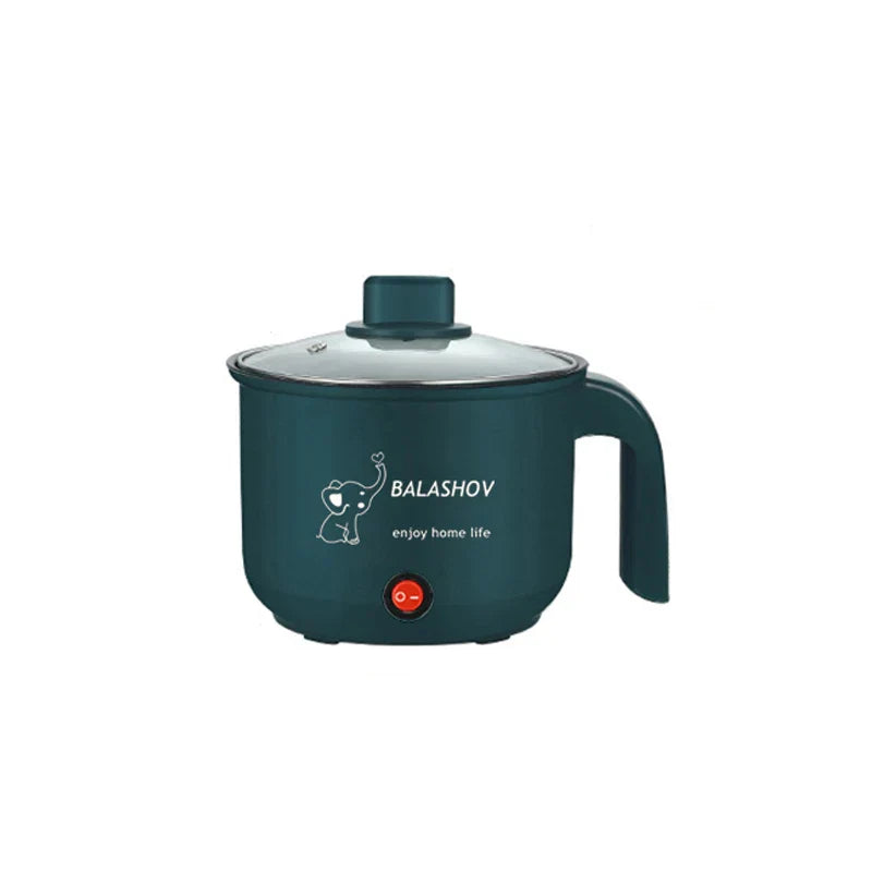 Mini Electric Cooker For Home Kitchen 2 People Food Noodle Single/Double Layer Multifunction Non-stick Pan steam Cooking Machine