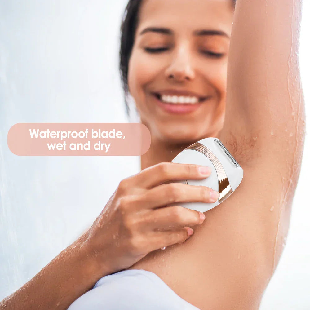 Women Electric Epilator USB Rechargable Shaver Bikini Underarm Leg Face Hair Removal Trimmer Body Depilador Safe Shaving Machine